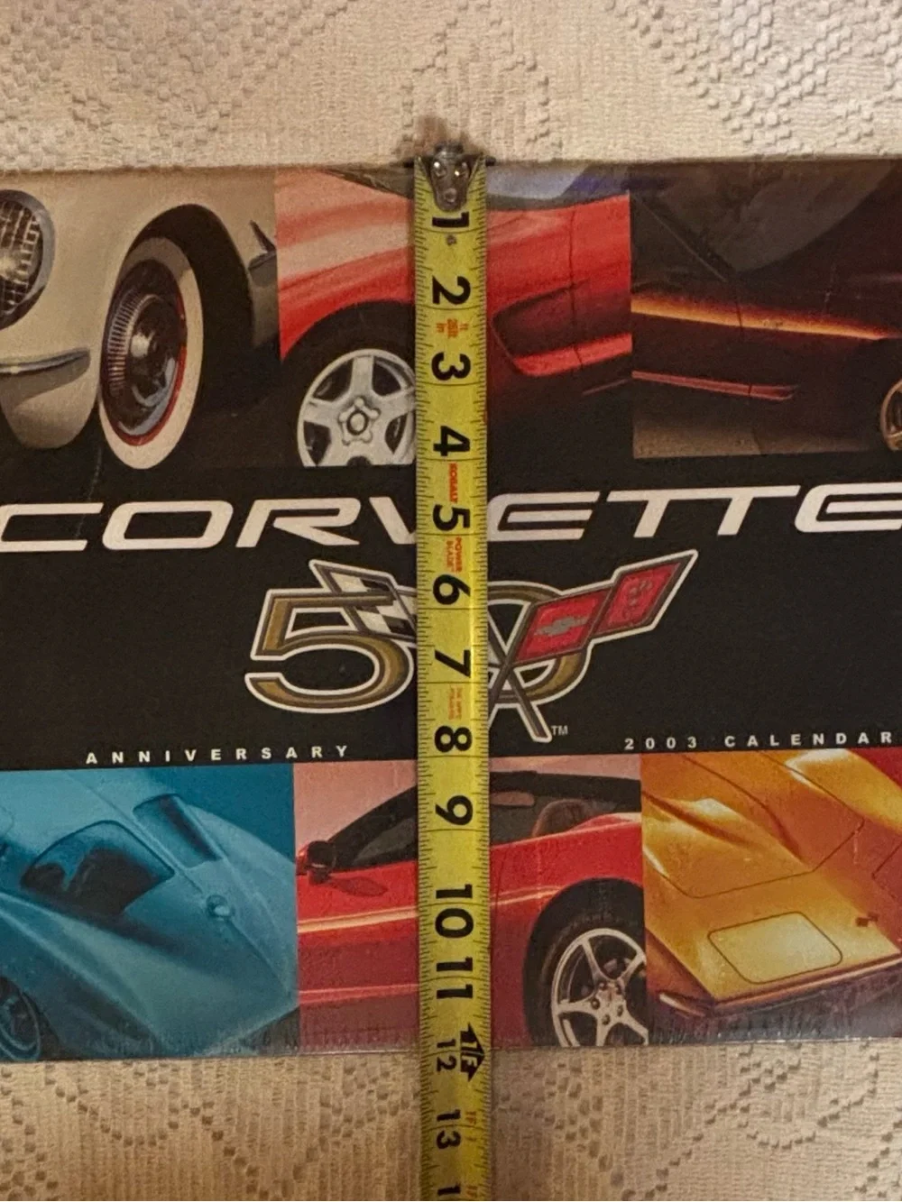 50th Anniversary 2003 Wall Calendar - Black/Red
